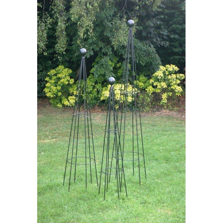 Poppy Forge 1.2m Hampton Plant Support Steel Obelisk