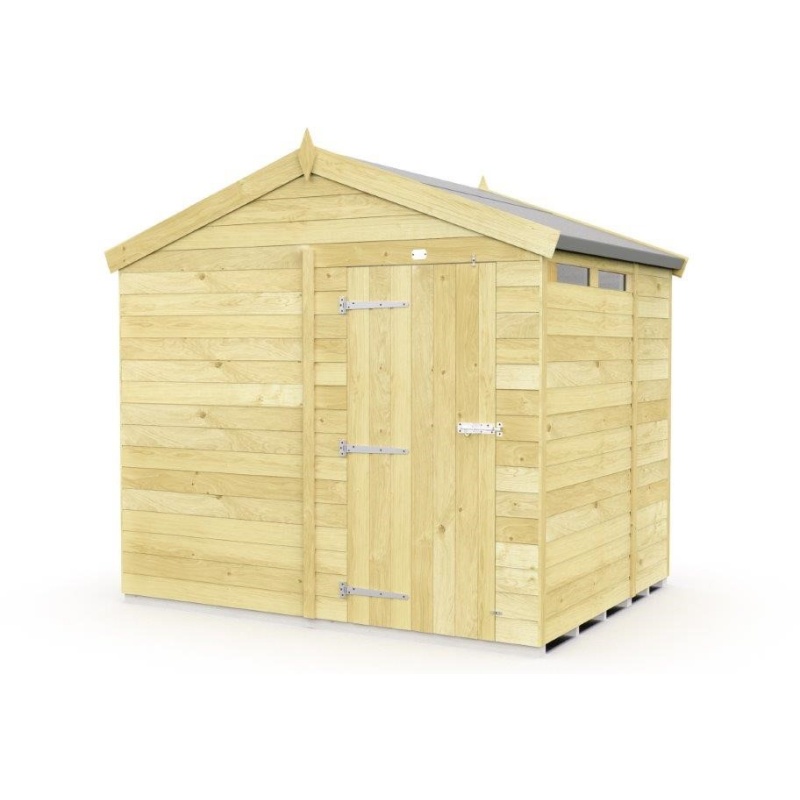 DIY Sheds Apex Security Shed - Single Door