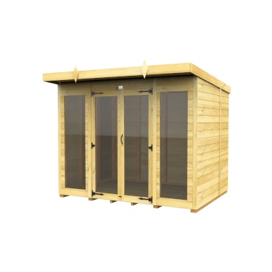 DIY Sheds Pent Summer House - Full Height Window