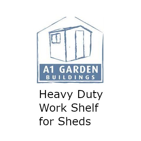 A1 Buildings A1 Heavy Duty Work Shelf for Sheds & Workshops