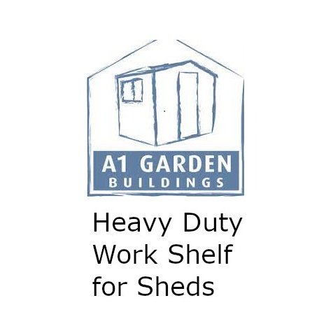 A1 Heavy Duty Work Shelf for Sheds & Workshops