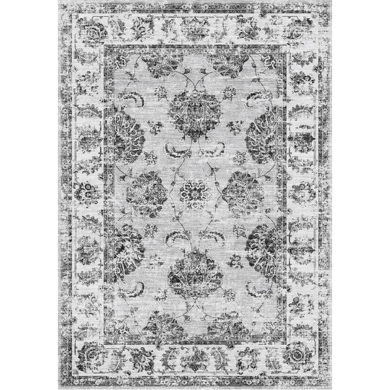 Silk Road Washable Sulus Rug - (Light Grey)