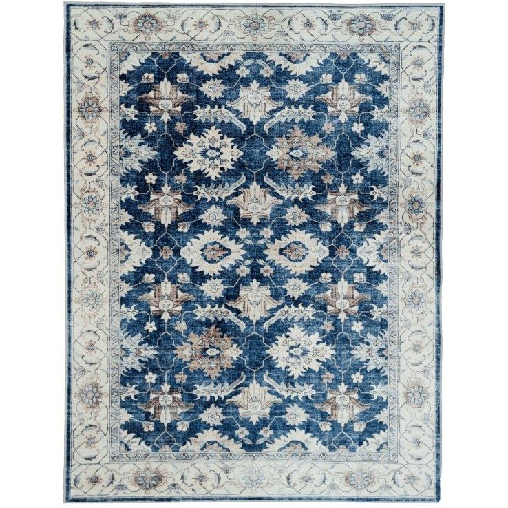 Silk Road Jurdar Rug - (Dark Blue)