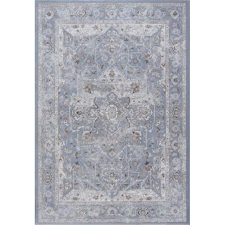 Mastercraft Da Vinci Heatset Wilton Rug 057-0128/5255-(Grey & Blue Mix)