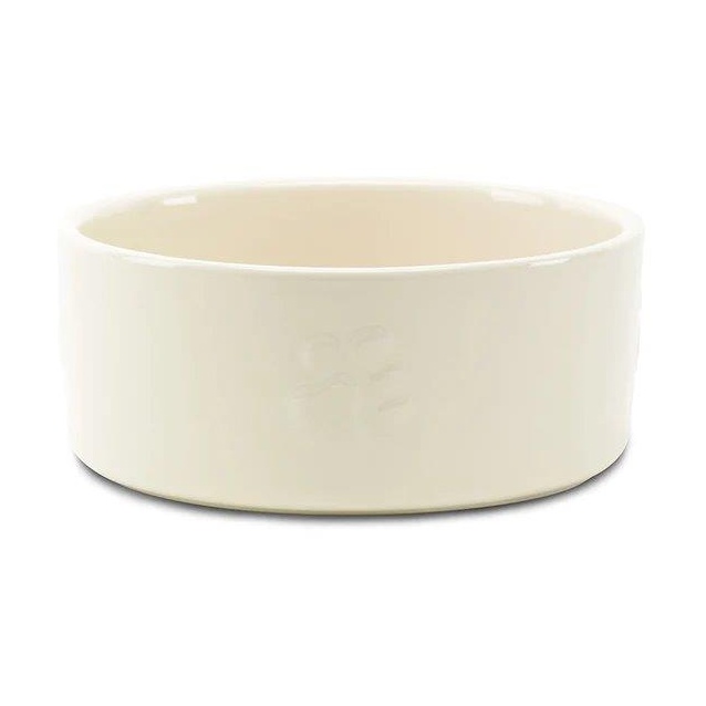 Scruffs Icon Dog Food Bowl - Cream