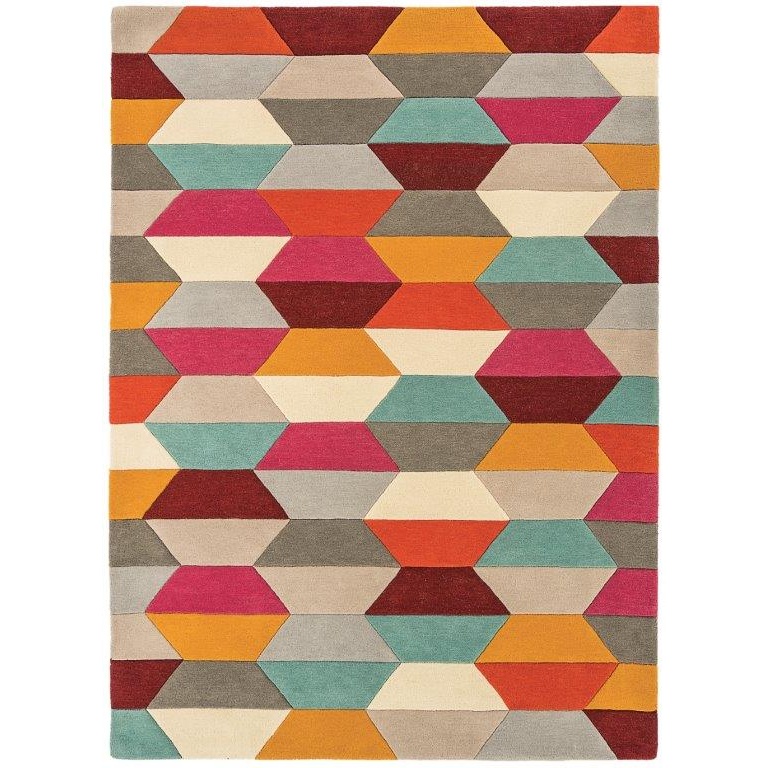 Asiatic Funk Honeycomb 03 Geometric Rug - (Multi-Coloured)