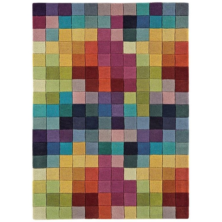 Asiatic Funk Boxes 05 Hand Made Rug - (Multi Coloured)