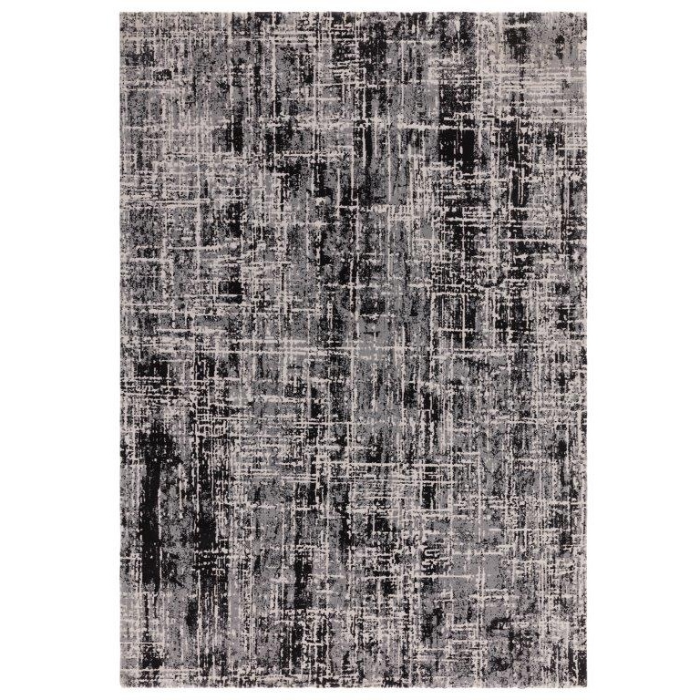 Asiatic Kuza Abstract Hand Made Rug - (Black)