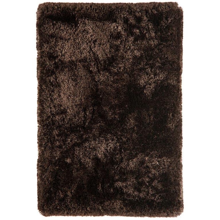 Asiatic Dark Plush Luxury Shaggy Rug - Chocolate - 070X140cm