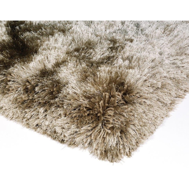 Asiatic Plush Luxury Shaggy Rug - Taupe-(Brown)