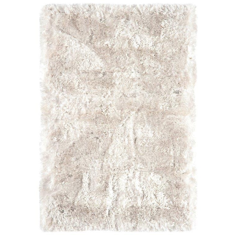 Asiatic Plush Luxury Shaggy Rug - White