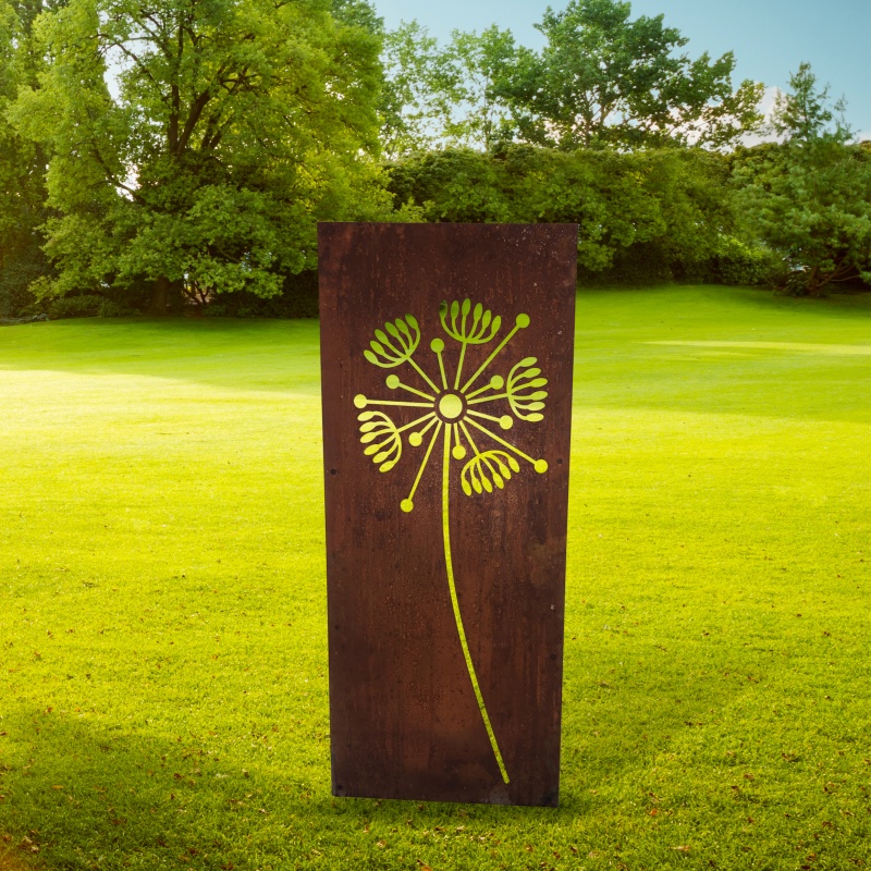 Poppy Forge Dandelion Decorative Garden Screen