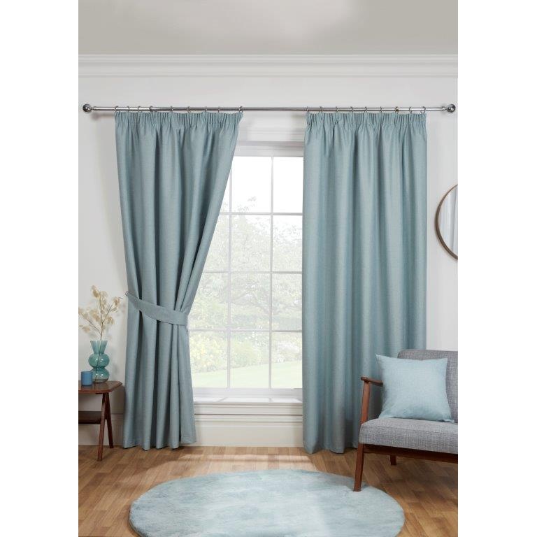 Sundour Eclipse Curtains - Duck Egg - 46X54