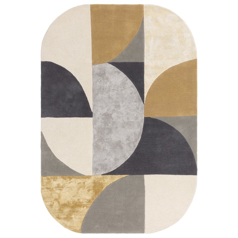 Asiatic Yellow Matrix Max76 Oval Hand Made Rug - Sunset - 200Cm X 300Cm