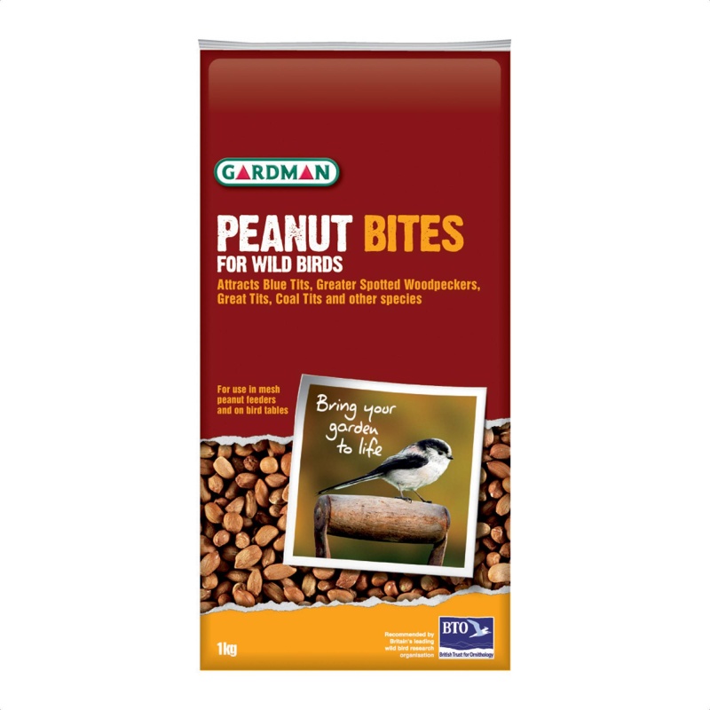 Gardman Wild Bird Food Peanut Bites - 1kg