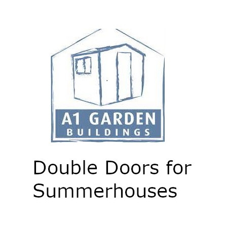 A1 Double Doors for Summerhouses