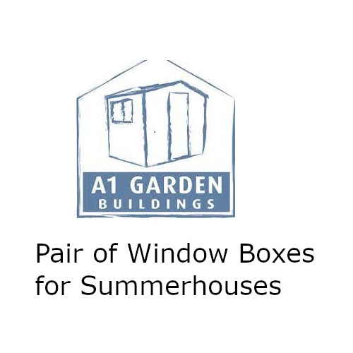 A1 Window Boxes (Pair) for Summerhouses