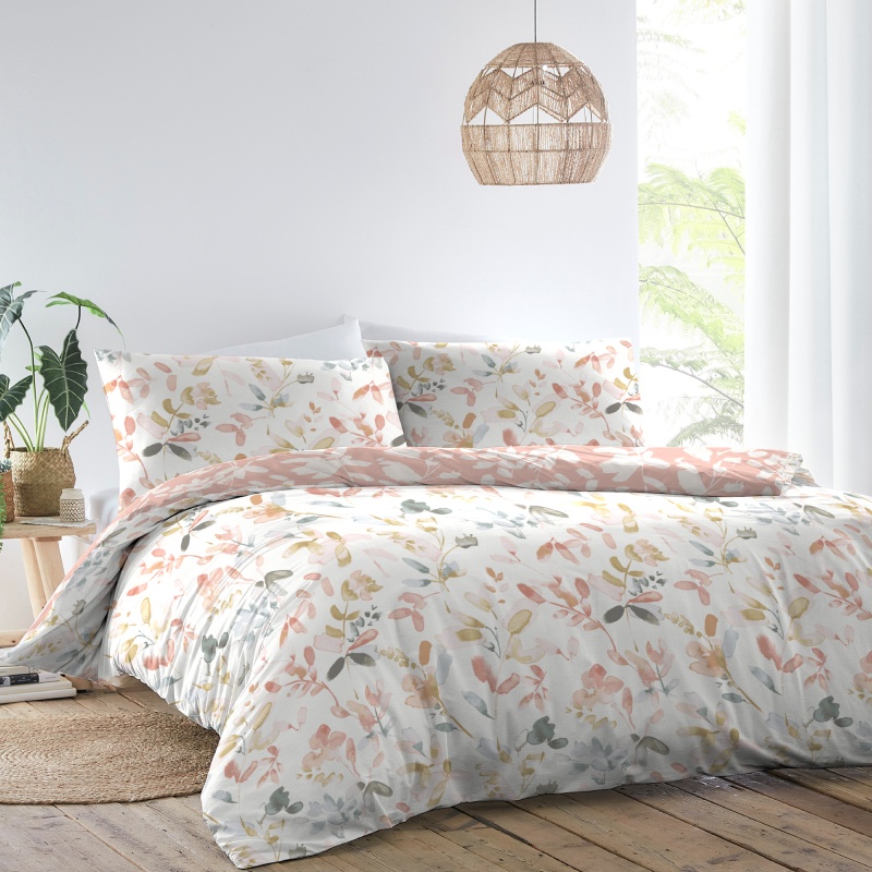 Appletree Appletree Saffron Dusky Pink Duvet Cover Set