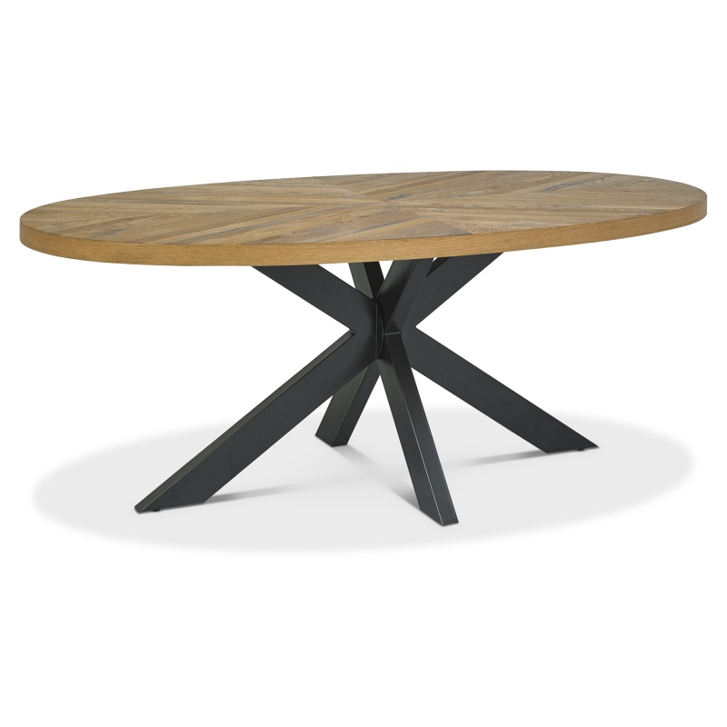 Winnipeg Rustic Oak 200cm Dining Table