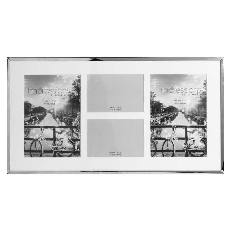 Impressions Metal Plated Photo Frame - 4 Apertures