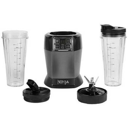 Ninja BN495UK Blender with Auto-iQ - Black/Silver