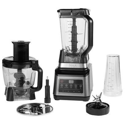 Ninja BN800UK 3-in-1 Food Processor 1.8L And Blender 2.1L with Auto IQ - Black/Silver