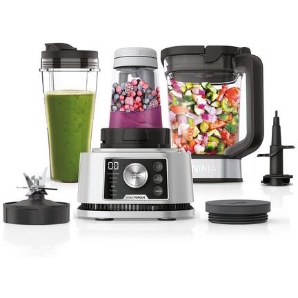 Ninja CB350UK 3-in-1 Foodi Power Nutri Blender with Auto-iQ - Silver