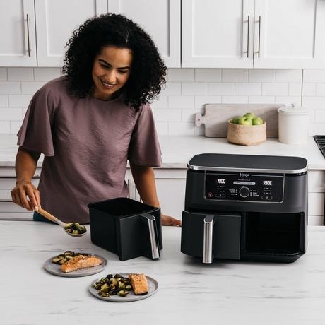 Ninja Dual Air Fryer 9.5L, Food Preparation