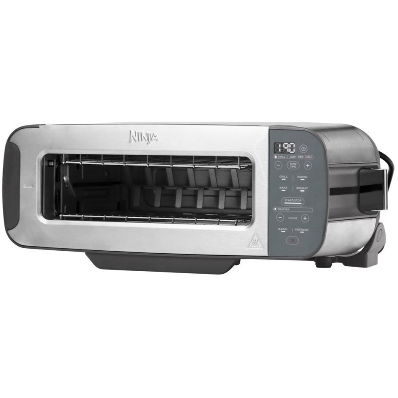 Ninja ST202UK 3-in-1 2 Slice Toaster - Grill And Panini Press - Stainless Steel