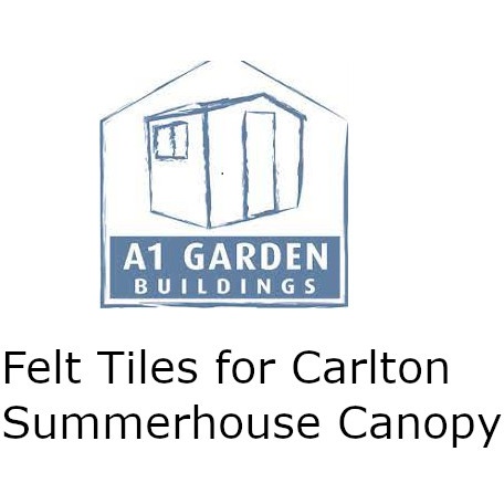 A1 Felt Tiles for Carlton Summerhouse Canopy