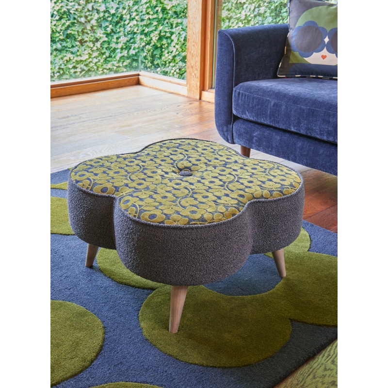 Orla Kiely Orla Kiely Daisy Large Footstool