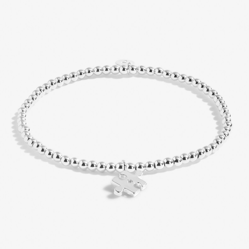 Joma Jewellery Silver A Little Love You To Pieces Bracelet