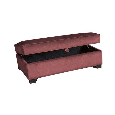 Paulina Fabric Ottoman