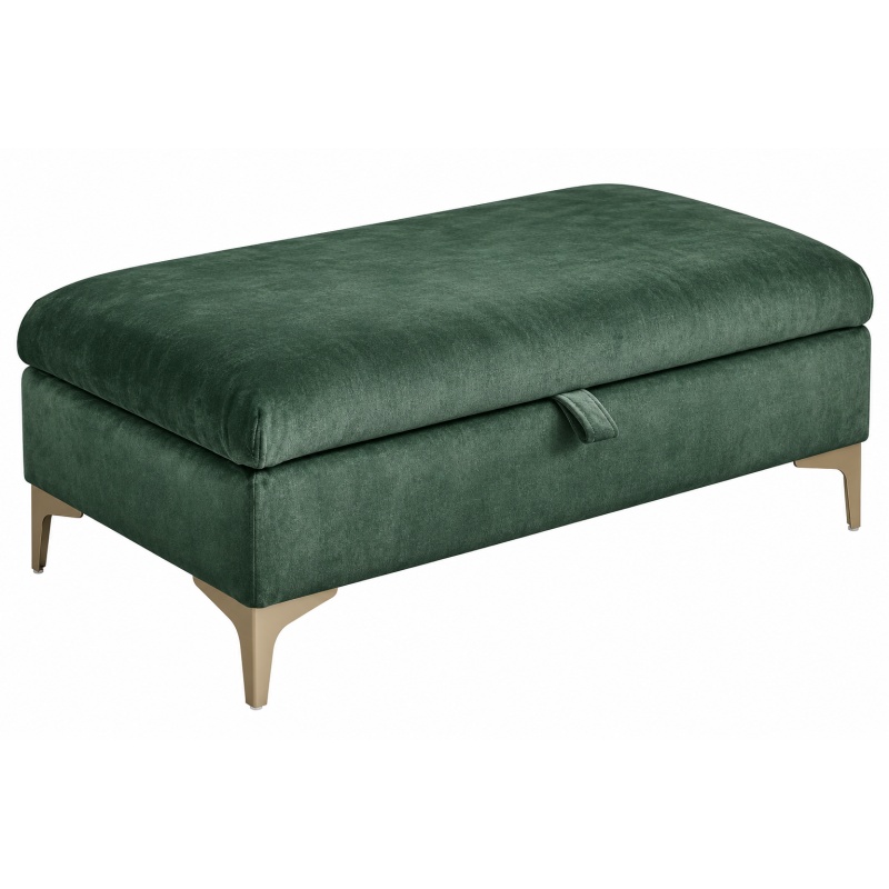 Alstons Paulina Fabric Ottoman With Legs