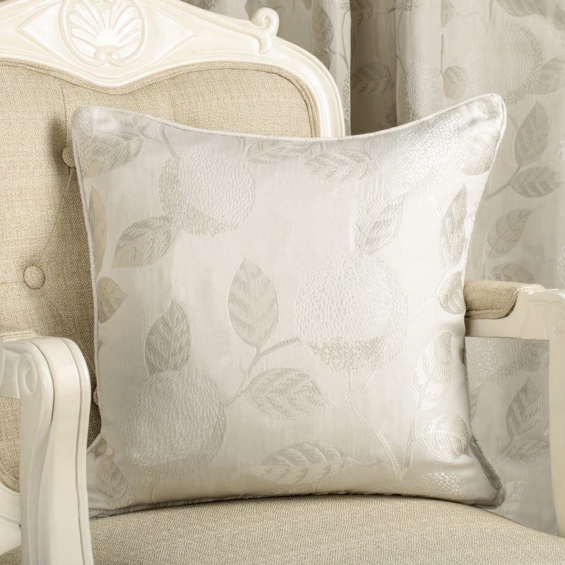 Curtina Bramford Jacquard Natural Filled Cushion 17x17-inch