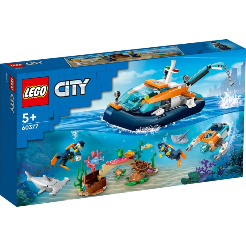 LEGO City 60377 Explorer Diving Boat