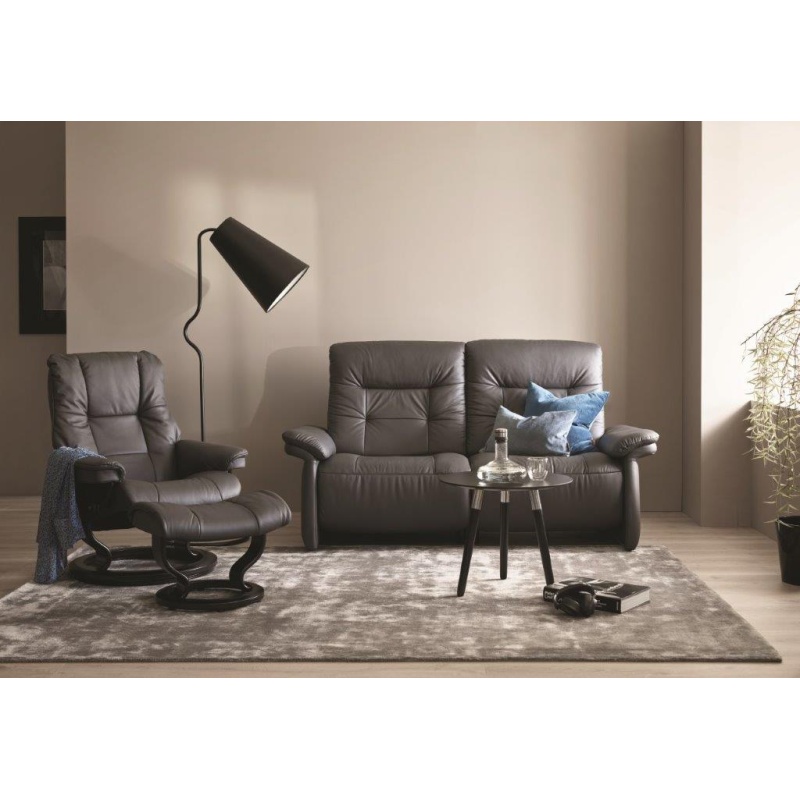 Stressless Mary 2 Seater Recliner Sofa With Upholstered Arms