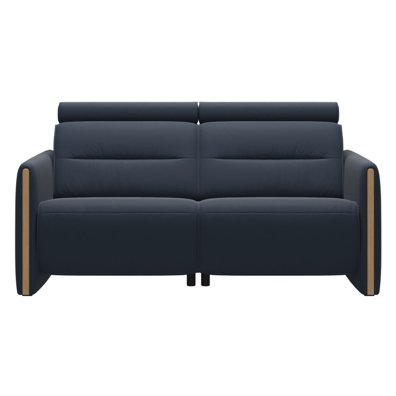 Stressless Emily 2 Seater Sofa With Wood Arms - Batick Leather