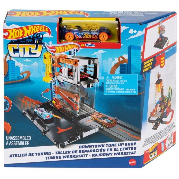 Hot Wheels Auto Showroom Playset - Display Stand Car Lift 