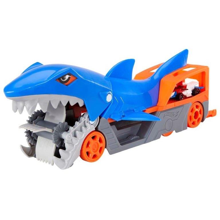 Image of Hot Wheels Shark Chomp Transporter