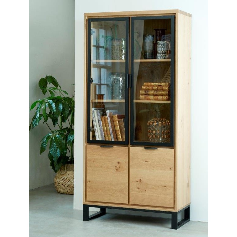 Marlowe 190cm Glass Cabinet