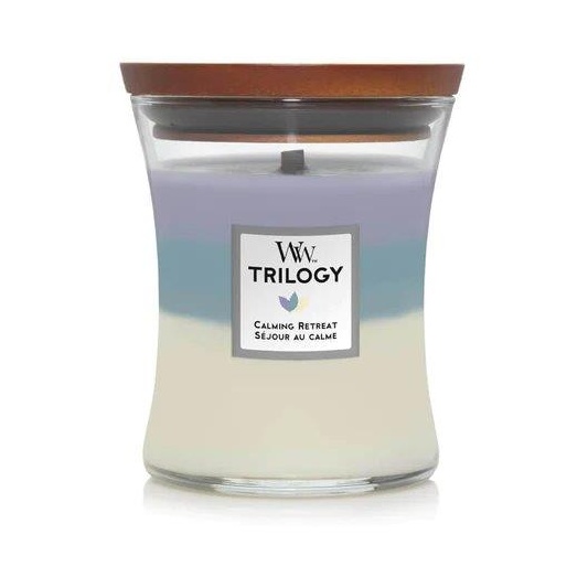 Woodwick Trilogy Calming Retreat Medium Jar