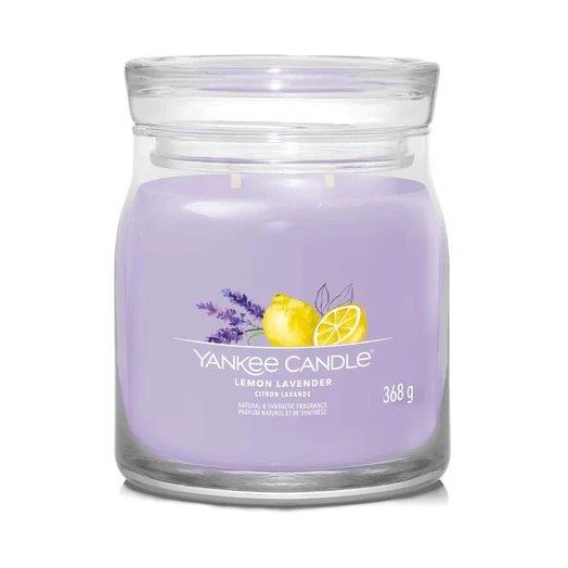 Yankee Candles Lemon Lavender Signature Medium Jar