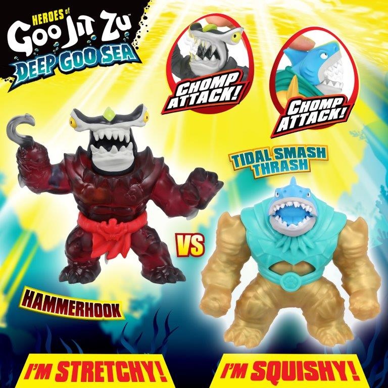 Heroes of Goo Jit zu Deep Goo Sea Versus Pack - Exclusive Ice Blast Blazagon Vs Exclusive Horriglow