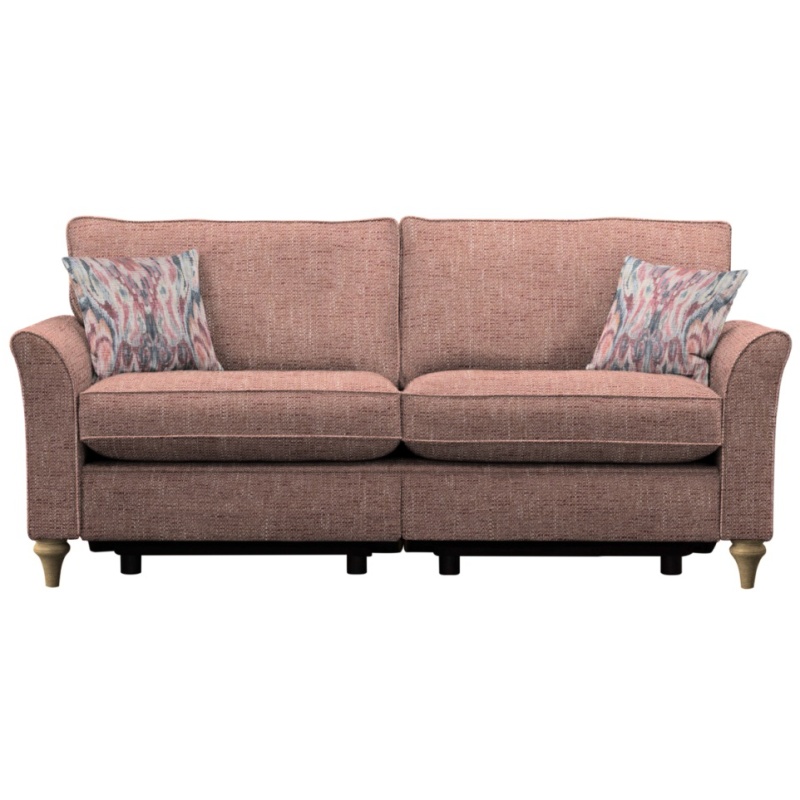 Parker Knoll Hazel Plain Back Grand 3 Seater Sofa With Power Footrest