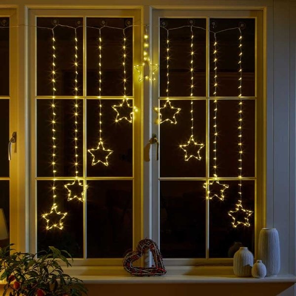 Smart Garden Smart Garden Star Curtain Lights - Warm White