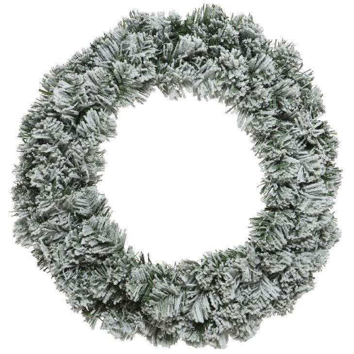 Imperial Pine Snowy Wreath 50cm