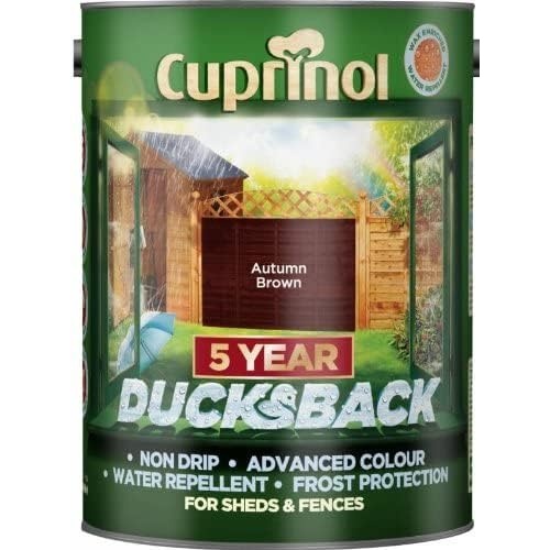 Cuprinol 5 Year Ducksback - Autumn Brown 5L