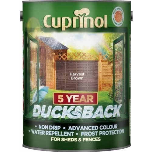 Cuprinol 5 Year Ducksback - Harvest Brown 5L