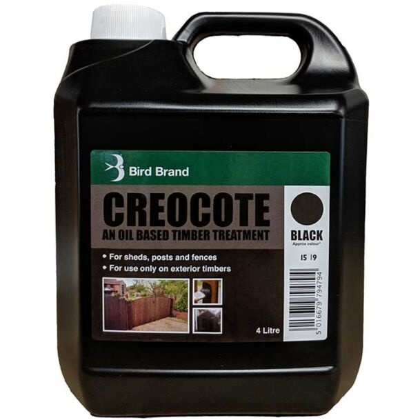 Bird Brand Creocote Timber Treatment 4L - Black